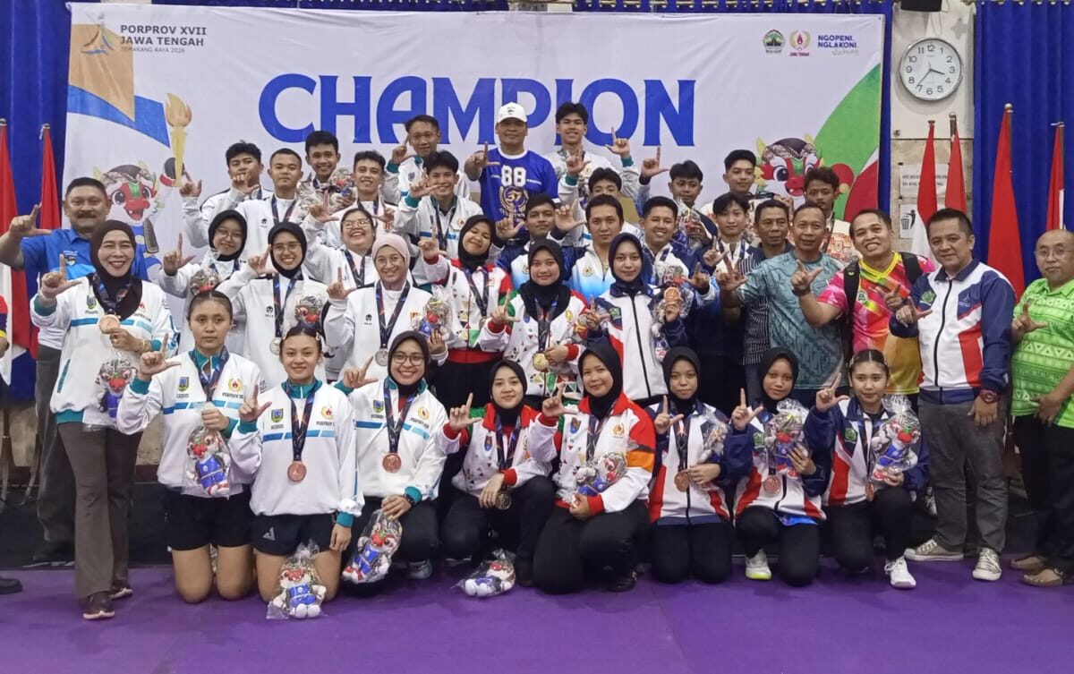 Kabupaten Kudus sabet 3 medali emas cabor tenis meja di Porprov 2026.